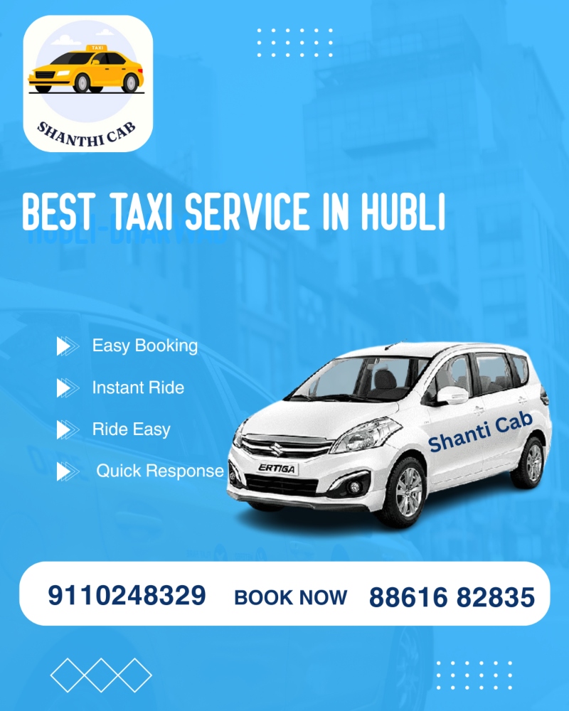 Taxi Service in Hubli-Dharwad with Shanti Cab